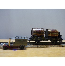 Märklin 48944 wagons plats type Bt 10 conteneurs à bière Königsbacher DB BO