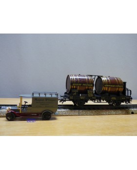 Märklin 48944 wagons plats type Bt 10 conteneurs à bière Königsbacher DB BO