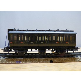 MÄRKLIN 4005 . 8, voiture ancienne à 3 essieux et guérite 2 Kl. DB BO