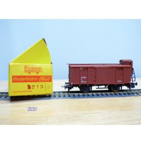 LILIPUT 213 80, wagon couvert à guérite  SJ  neuf   BO