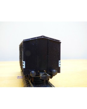 FLEISCHMANN 1479 S, wagon couvert  type  Hcg  noir   FS  neuf   BO 