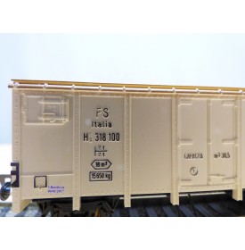 FLEISCHMANN 1479   wagon couvert  type  Hcg blanc   FS  neuf   BO 