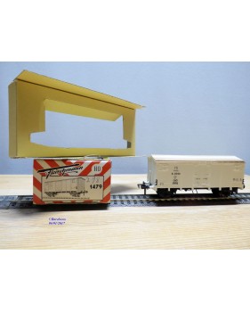 FLEISCHMANN 1479   wagon couvert  type  Hcg blanc   FS  neuf   BO 