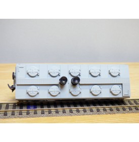 AHM ( Austria ) 5203 B , original wagon nettoyeur de voie   Detroit & MacKinac   neuf     BO