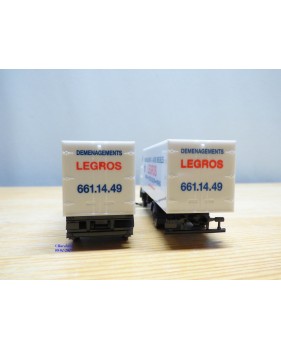 HERPA  839035  Semi remorque Volvo Choyang Neuf BO  1/87