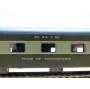 RIVAROSSI  2341,  voiture lits à  2 étages ( smooth side duplex roomette )   Pride of Youngstown   ERIE   neuf    BO
