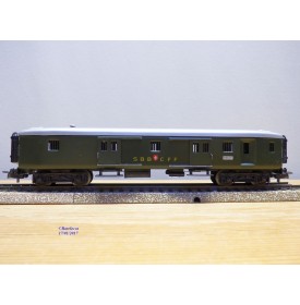 MÄRKLIN   4017 . 8,  fourgon à bagages  allégé   SBB   
