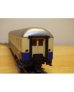 RÖWA 2304 wagon plat chargé de 2 conteneurs LESAGE  DB BO 