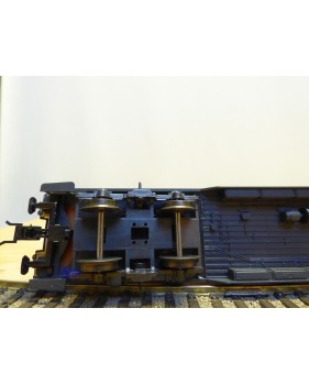 RÖWA 2304 wagon plat chargé de 2 conteneurs LESAGE  DB BO 