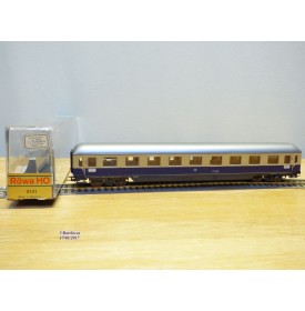 RÖWA 2304 wagon plat chargé de 2 conteneurs LESAGE  DB BO 