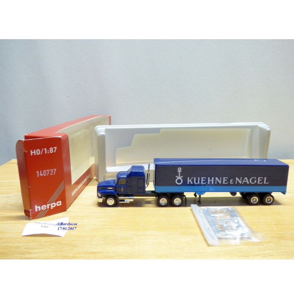 HERPA 1:87 HO CAMION SCANIA + REMORQUE RISTIMAA DRAGON