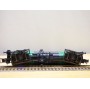 RÖWA 2304 wagon plat chargé de 2 conteneurs LESAGE  DB BO 
