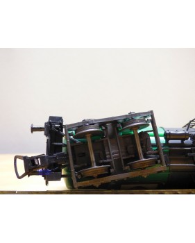 RÖWA 2304 wagon plat chargé de 2 conteneurs LESAGE  DB BO 