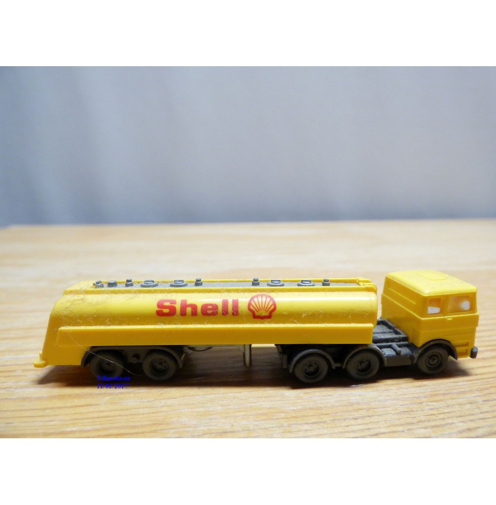 WIKING  9082, tracteur MERCEDES BENZ et  semi remorque citerne SHELL  neuf  BO   1/160   N
