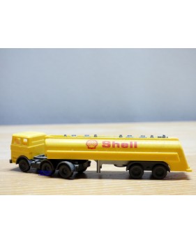 WIKING  9082, tracteur MERCEDES BENZ et  semi remorque citerne SHELL  neuf  BO   1/160   N