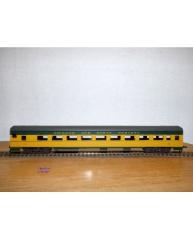 IHC  2601,  voiture  coach ( smooth side coach ) N° 726  C&NW  Chicago and Northewestern    neuf    BO 
