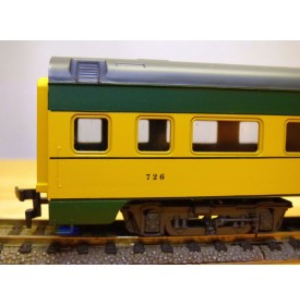 IHC  2601,  voiture  coach ( smooth side coach ) N° 726  C&NW  Chicago and Northewestern    neuf    BO 