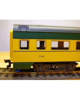 IHC  2601,  voiture  coach ( smooth side coach ) N° 726  C&NW  Chicago and Northewestern    neuf    BO 