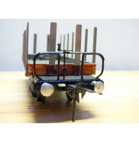 BUCO 8665, wagon plat à ranchers ( amovibles à à plate forme de serre freins    SBB    BO
