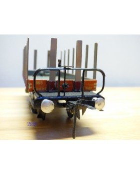 BUCO 8665, wagon plat à ranchers ( amovibles à à plate forme de serre freins    SBB    BO