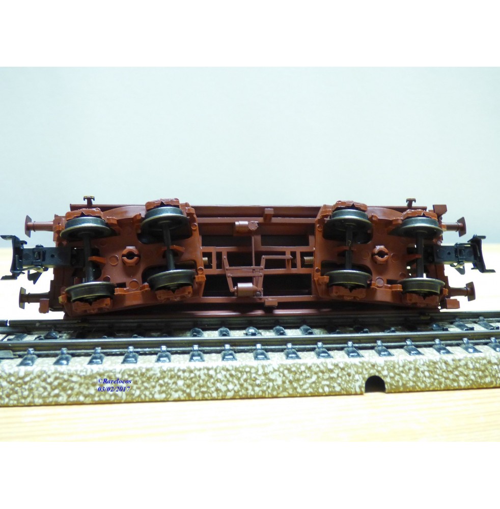Lot De 9 Wagons Minéraliers MARKLIN époque 4 (1971-1990) échelle HO - Modifiés