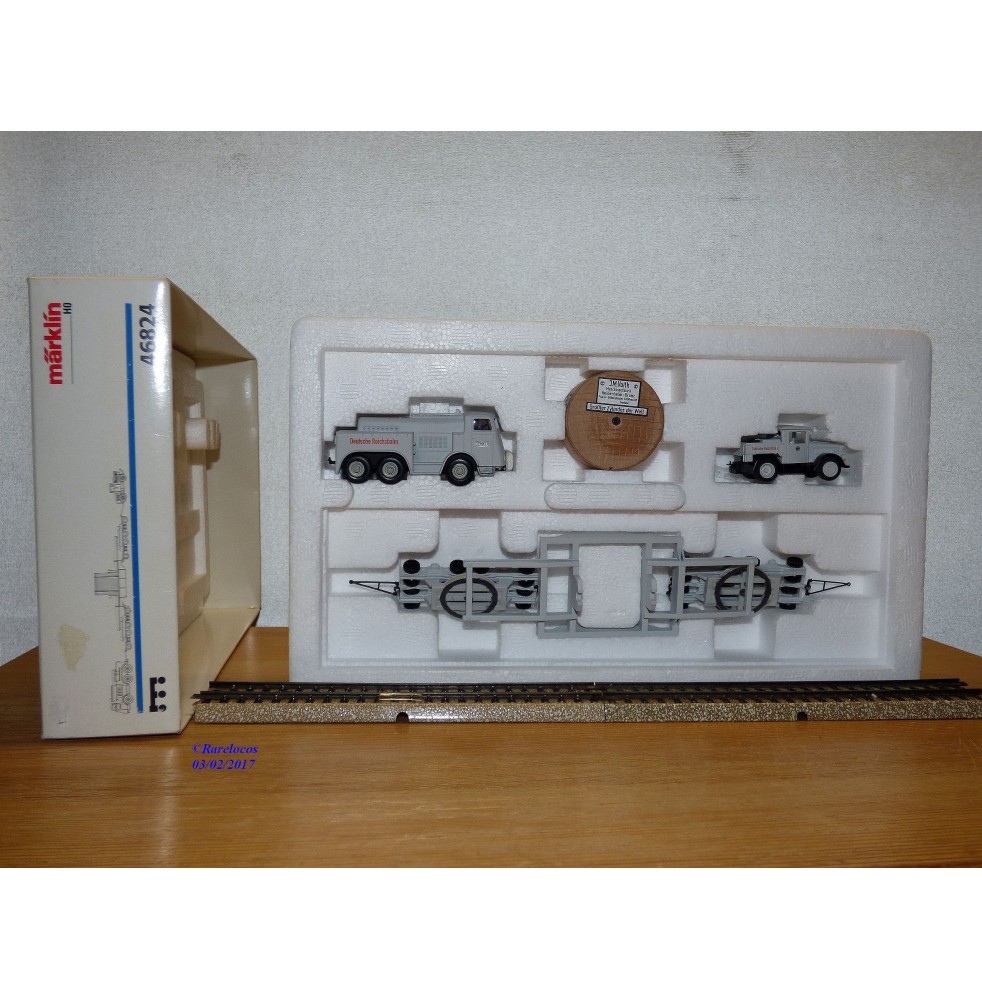 Märklin métal 46824, transport lourd Papier-Glättzylinder   DR  neuf    BO