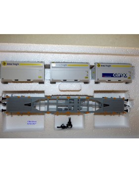 MÄRKLIN  47078-02 ,  wagon plat porte conteneur type Sgnss chargé de 3 conteneurs Woodtainer XXL   SBB   Cargo  neuf   BO