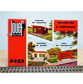 JOUEF  1973, cabane de chantier, pavillon de jardin, abri de voyageurs   neuf    BO