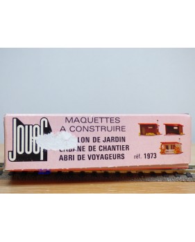 JOUEF  1973, cabane de chantier, pavillon de jardin, abri de voyageurs   neuf    BO