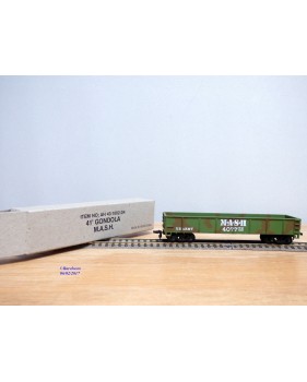 BACHMANN AH43-1002-D4, wagon tombereau ( gondola )  41'  US Army  M.A.S.H. Neuf   BO