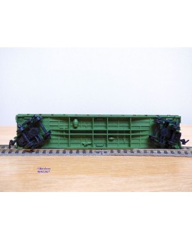 BACHMANN AH43-1039-D4, wagon plat ( flat car )  51'  et 2 semi remorques  US Army  M.A.S.H.  Neuf   BO