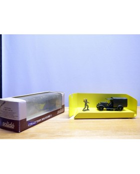 SOLIDO 6023, fourgonnette bâchée Renault  KZ et figurines    Neuf   BO 
