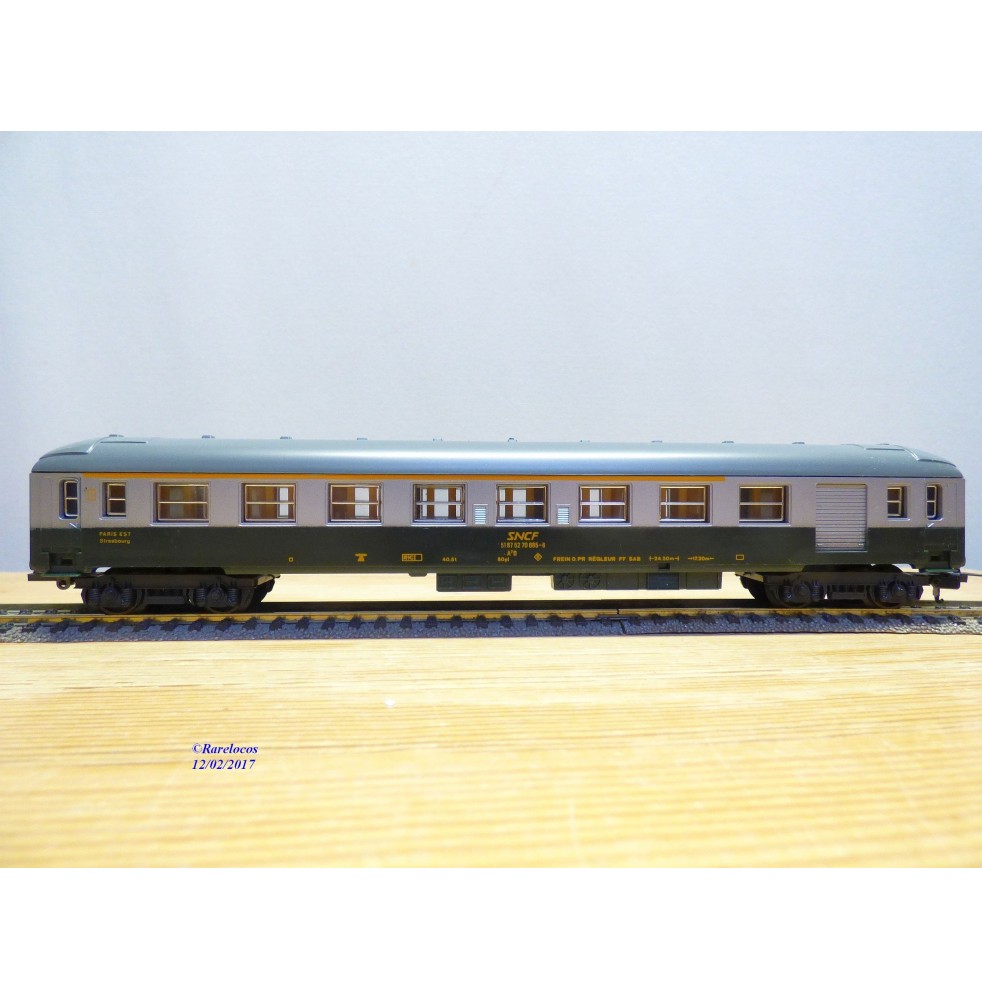 LIMA véro  309312,  voiture mixte 1 Cl. / fourgon type A7d  SNCF BO 