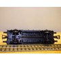 ELECTROTREN  1017, wagon plat chargé d' un canot hors bord sur remorque    RENFE  BO