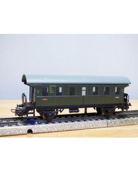 MÄRKLIN 4002 . 6, voiture à plate formes d' extrémité à 2 essieux  type Bi ( Donnerbuchsen ) i  DB   neuf  BO