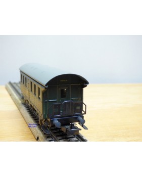 MÄRKLIN 4002 . 6, voiture à plate formes d' extrémité à 2 essieux  type Bi ( Donnerbuchsen ) i  DB   neuf  BO