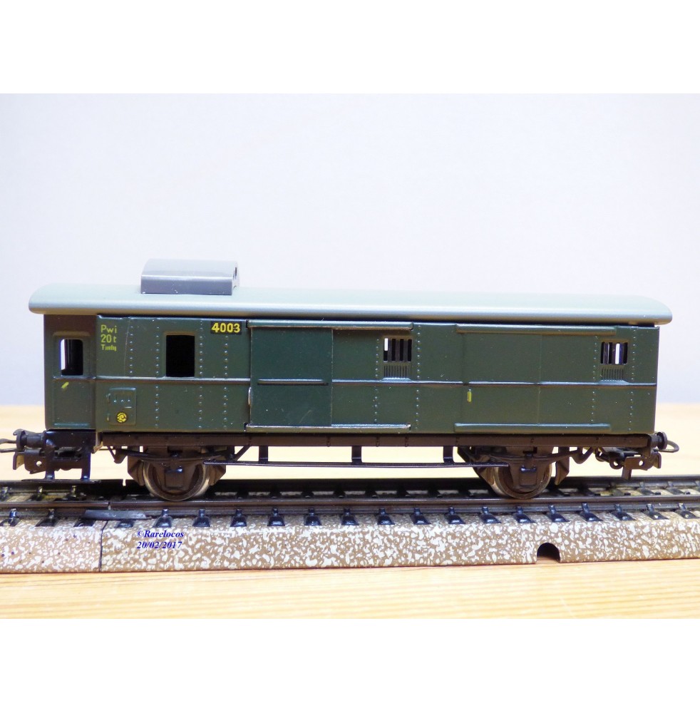 MÄRKLIN 4003 . 6, fourgon ancien à guérite  type Pwi  DB  neuf  BO 