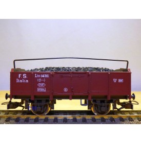 RIVAROSSI  2003,  wagon tombereau avec chargement de charbon  type Ltm N° : 14311  FS  neuf   BO