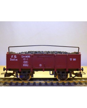 RIVAROSSI  2003,  wagon tombereau avec chargement de charbon  type Ltm N° : 14311  FS  neuf   BO