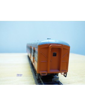 RIVAROSSI  6635, fourgon postal ( RPO ) N°: 155   Milwaukee Road  