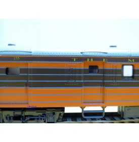 RIVAROSSI  6635, fourgon postal ( RPO ) N°: 155   Milwaukee Road  