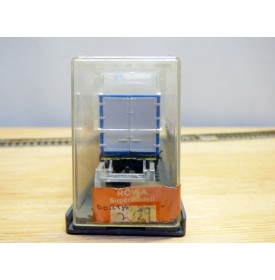 RÖWA 2304 wagon plat chargé de 2 conteneurs LESAGE  DB BO 