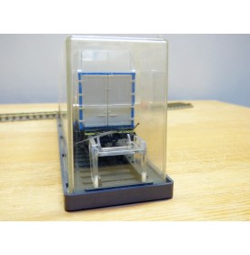 RÖWA 2304 wagon plat chargé de 2 conteneurs LESAGE  DB BO 