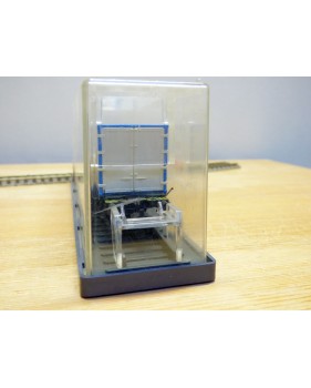 RÖWA 2304 wagon plat chargé de 2 conteneurs LESAGE  DB BO 