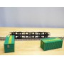RÖWA 2322, wagon plat porte conteneur  SCHENKER    DB     BO