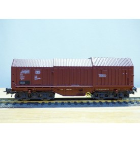 ROCO 4393A,   wagon à capots coulissants type  Shis   DB  neuf   BO