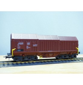 ROCO 4393A,   wagon à capots coulissants type  Shis   DB  neuf   BO