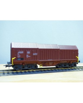 ROCO 4393A,   wagon à capots coulissants type  Shis   DB  neuf   BO