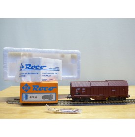 ROCO 4393A,   wagon à capots coulissants type  Shis   DB  neuf   BO