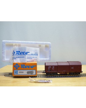 ROCO 4393A,   wagon à capots coulissants type  Shis   DB  neuf   BO